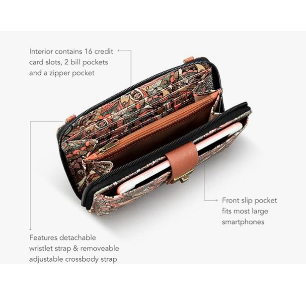 Artists circle Lrg Smart Phone crossbody All in 1 - Picture 3 of 7